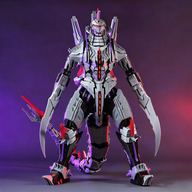 Model Kit Kiryu - Figurine d'action générique Mech Gigan, imprimée