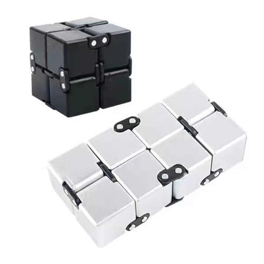 Model Kit Infinite Dimension - Cube infini en métal, jouet anti-Stress,
