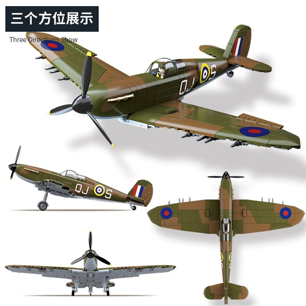 Model Kit Spitfire - Soldats militaires de la guerre mondiale,