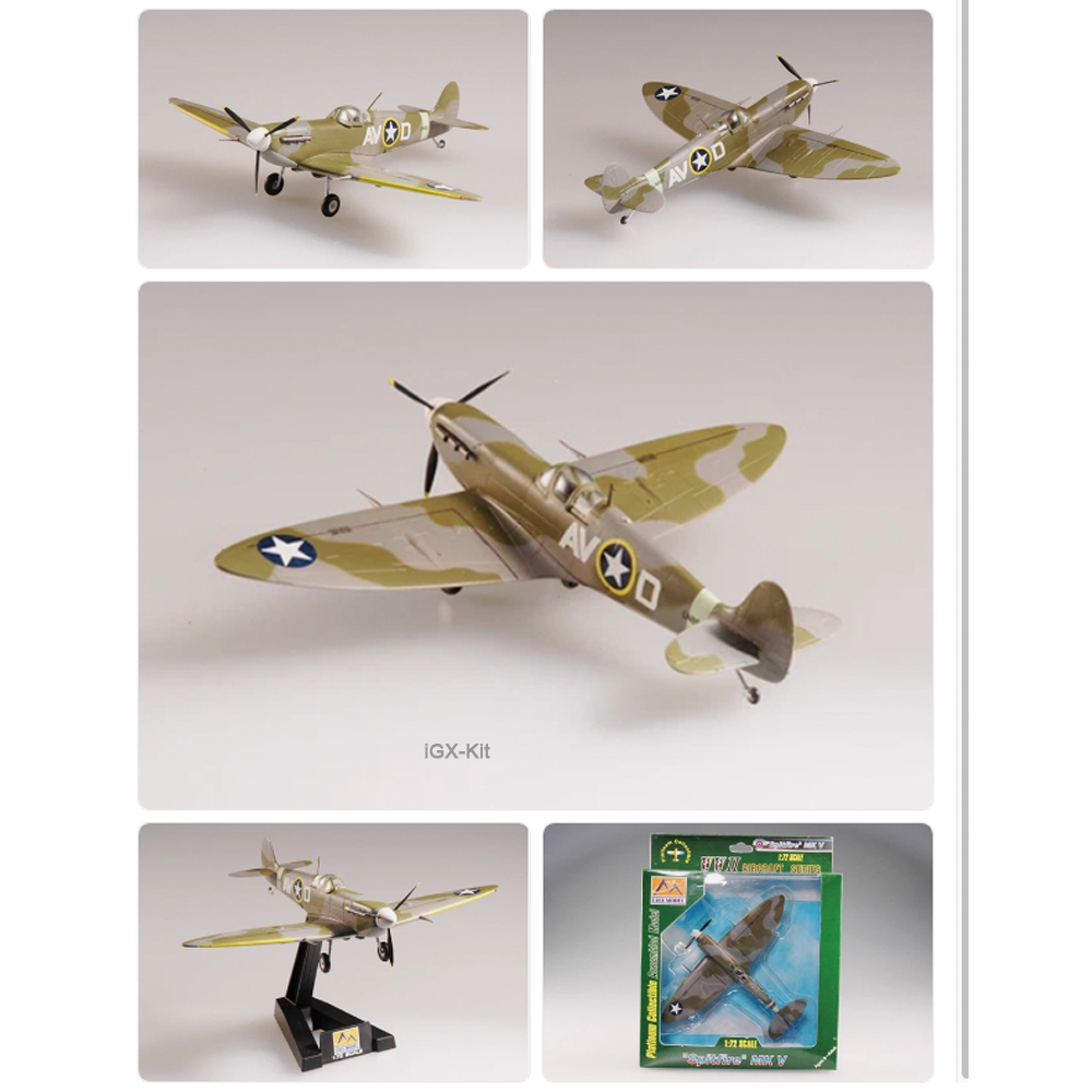 Model Kit Spitfire - Easymodel 37215 Modèle statique militaire en