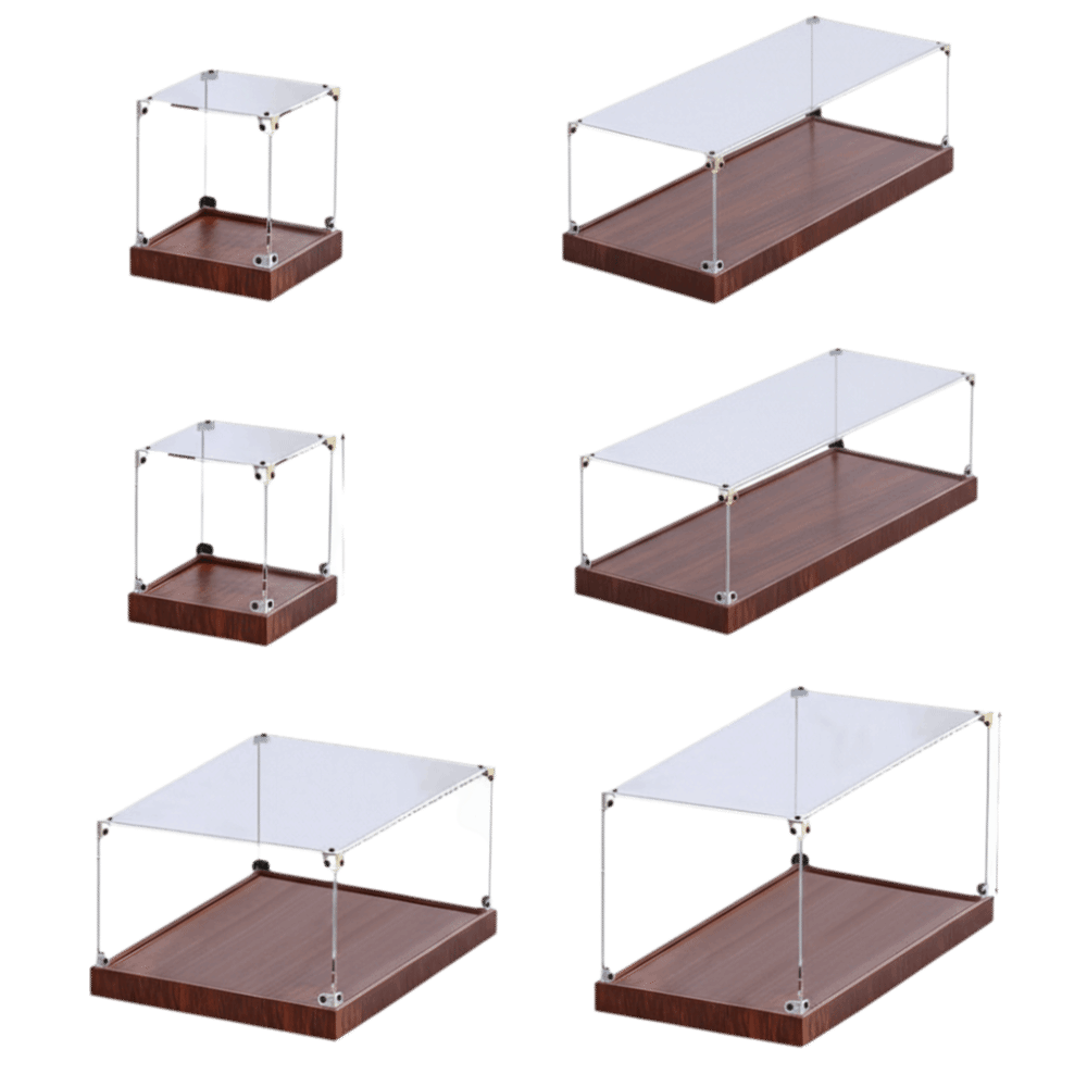 Model Kit Display Case - Vitrine en acrylique transparente, assemblage sans
