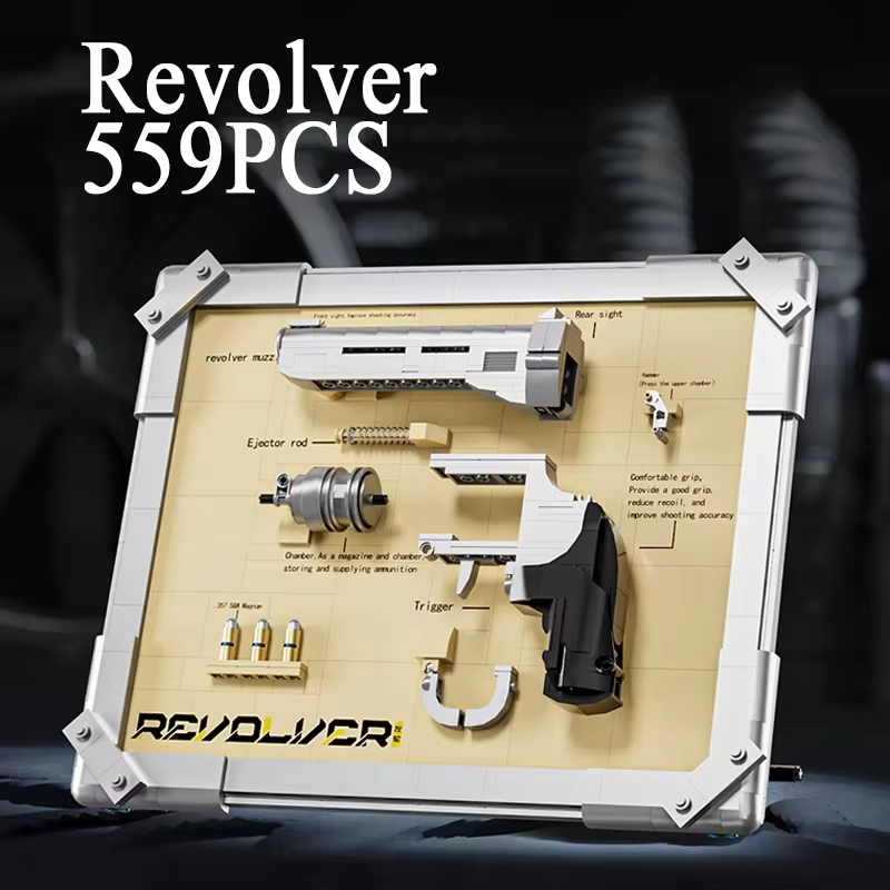 Model Kit Revolver - Blocs de construction de modèle de