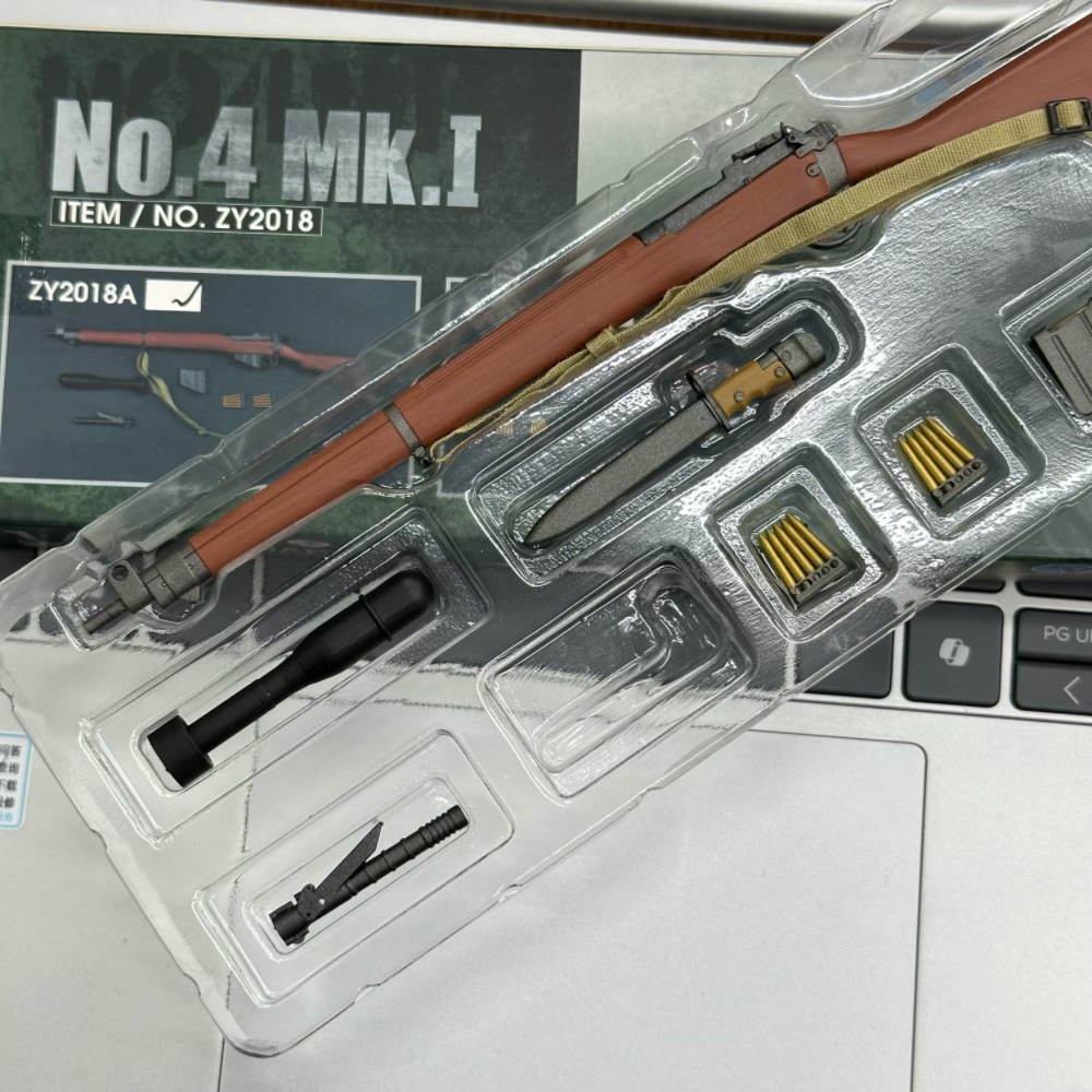 Model Kit Action Figure - Kit de modèle de fusil britannique