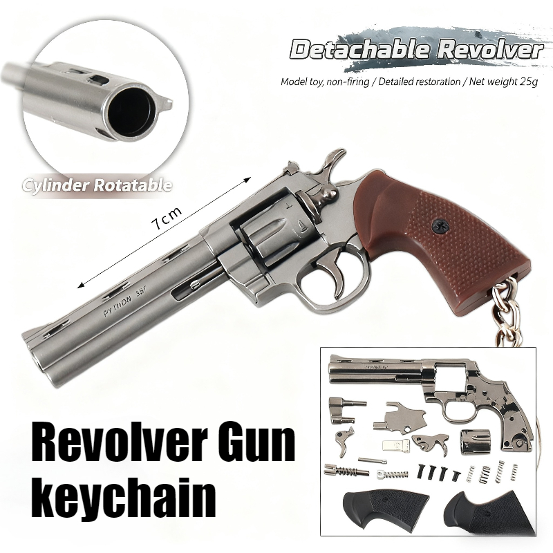 Model Kit Revolver - Nouveau modèle de pistolet métallique détachable,