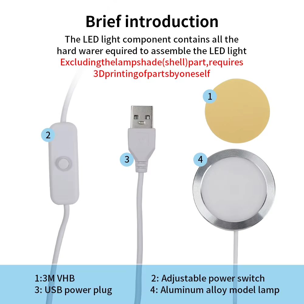 Kit de lampe LED USB pour Bamb - Model Kit F1 avis et prix