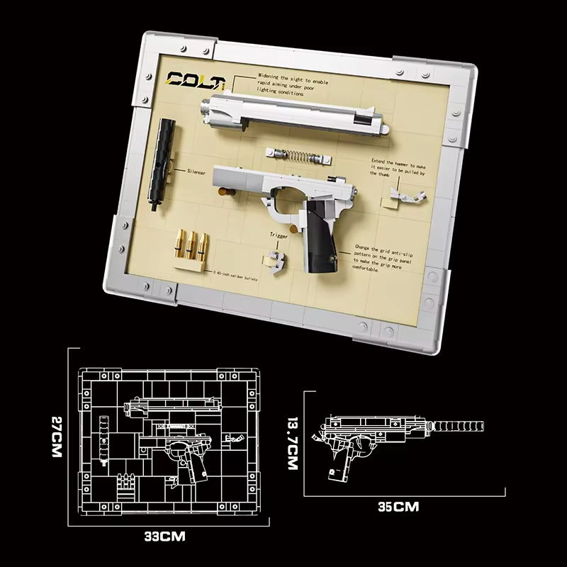 Blocs de construction de modèl - Model Kit Revolver avis et prix