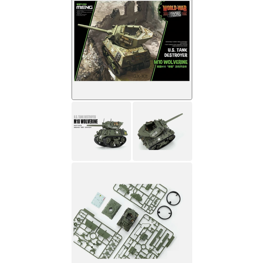 Q Edition Meng WWT020 US Tank  - Model Kit Destroyer avis et prix