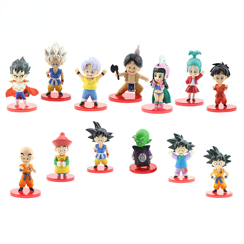 13 pcs/lot dragon Ball mini fi - Model Kit Vegito avis et prix