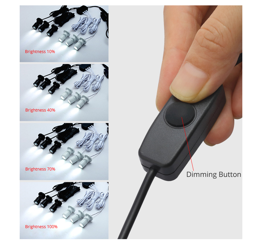 Mini spot LED USB 5V 1W à inte - Model Kit Display Case avis et prix